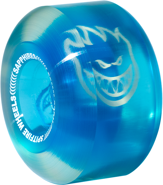 Spitfire Sapphire 90DU Cruiser 56MM Clear/Blue (Set of 4)