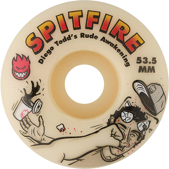 Spitfire Todd F4 99A Rude Awaking 53.5MM (Set of 4)