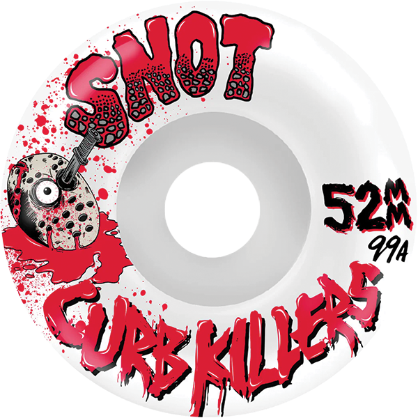 Snot Curb Killer Conical 52MM 99A White (Set of 4)