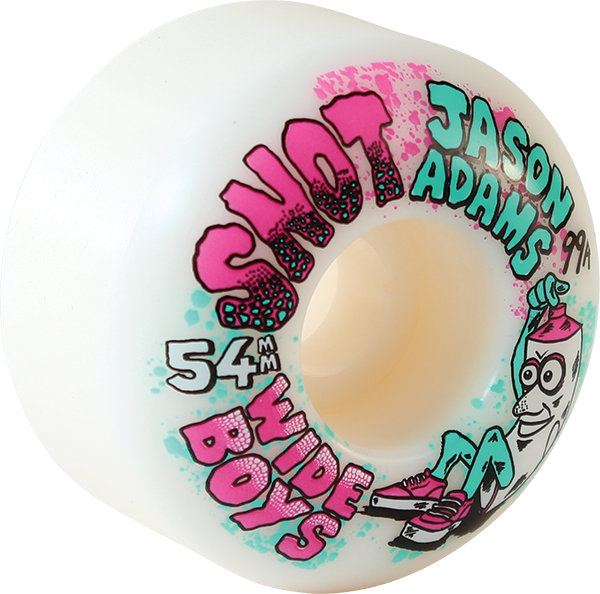 Snot Adams Wide Boys 54MM 99A White (Set of 4)