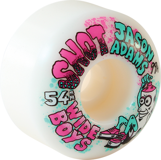 Snot Adams Wide Boys 54MM 99A White (Set of 4)