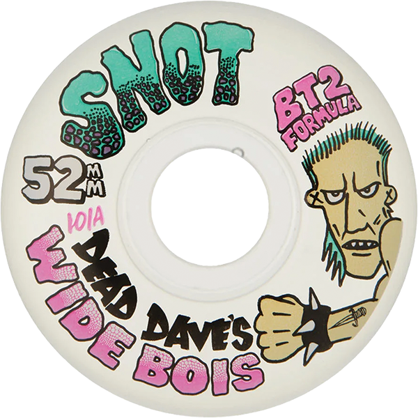 Snot Dead Dave Wide Boys 52MM 101A Clear (Set of 4)