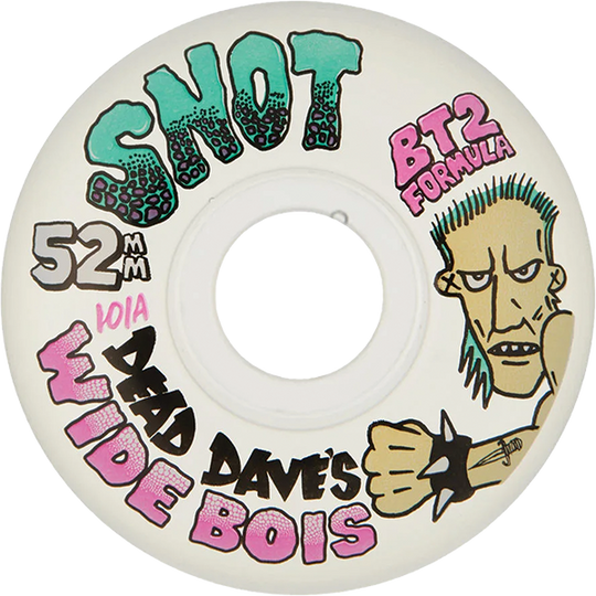 Snot Dead Dave Wide Boys 52MM 101A Clear (Set of 4)