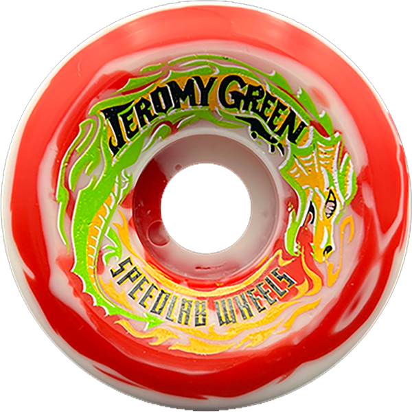 Speedlab Green Pro Se 59MM 99A Red/White Swirl (Set of 4)