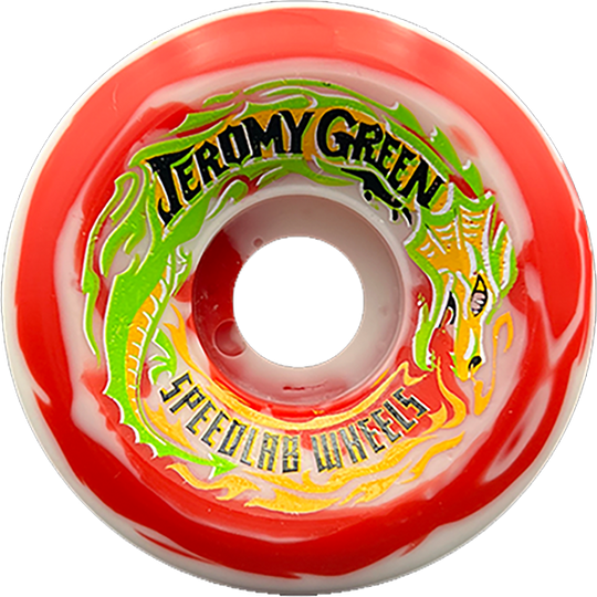 Speedlab Green Pro Se 59MM 99A Red/White Swirl (Set of 4)