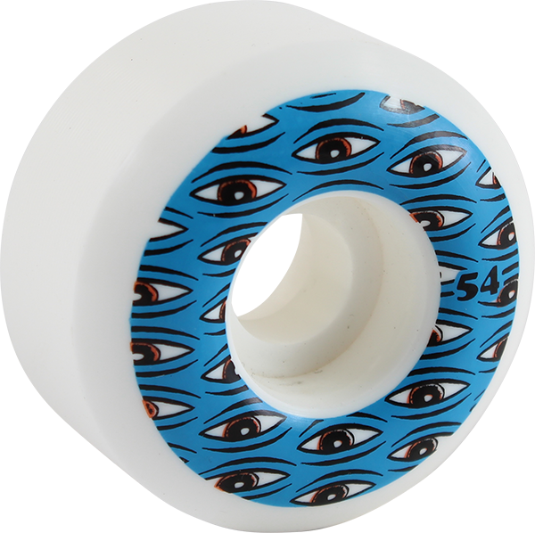 Toy Machine All Seeing 54MM White/Blue (Set of 4)