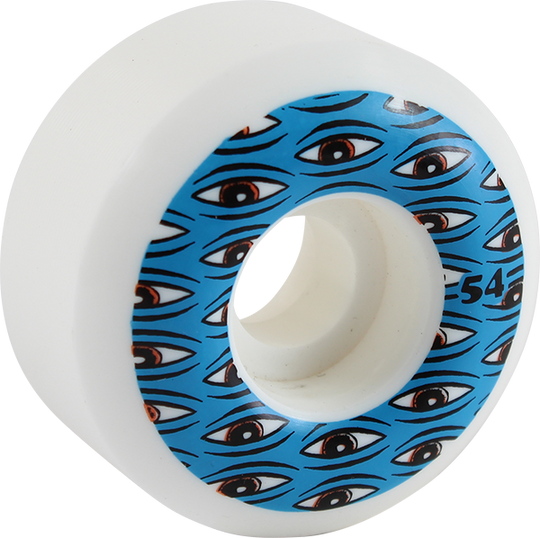 Toy Machine All Seeing 54MM White/Blue (Set of 4)