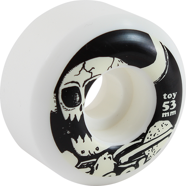 Toy Machine Dead Monster 53MM White/Black (Set of 4)