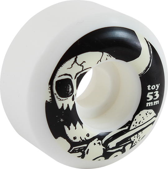 Toy Machine Dead Monster 53MM White/Black (Set of 4)