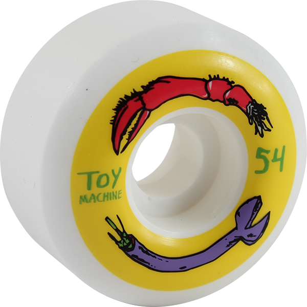 Toy Machine Fos Arms 54MM White/Yellow (Set of 4)