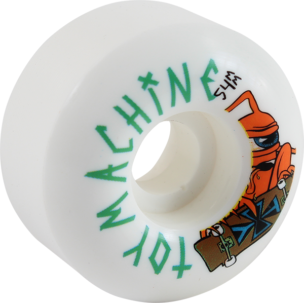 Toy Machine Sect Skater 54MM White (Set of 4)