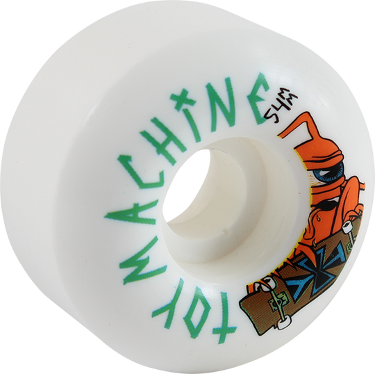 Toy Machine Sect Skater 54MM White (Set of 4)