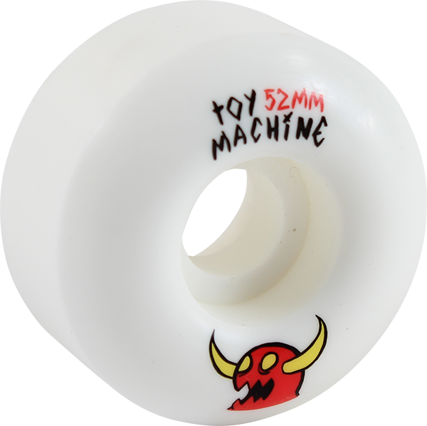Toy Machine Sketchy Monster 52MM White/White (Set of 4)