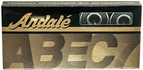 ANDALE BLACK ABEC 7 BEARINGS SINGLE SET