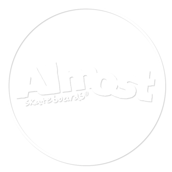 Almost White Lines Decal Single