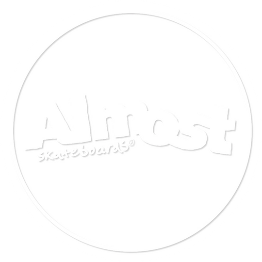 Almost White Lines Decal Single