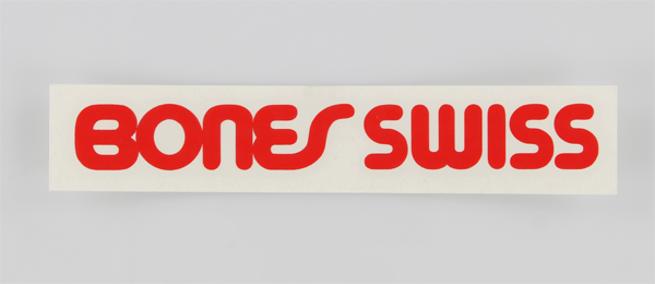 Bones Swiss Type Filled Decal Single