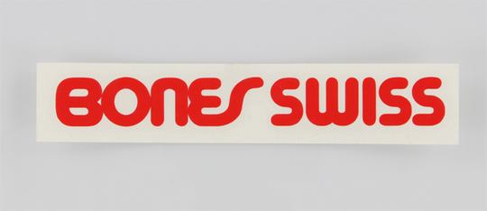 Bones Swiss Type Filled Decal Single