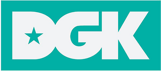 DGK Classic Sticker White/Teal