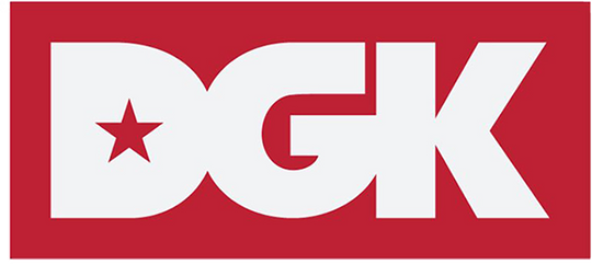 DGK Classic Sticker White/Red