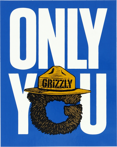 Grizzly Only You Decal 1PC
