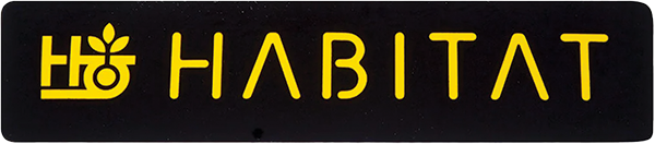 Habitat Pod Stencil Decal Yellow