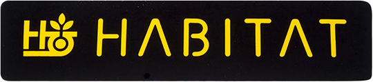 Habitat Pod Stencil Decal Yellow