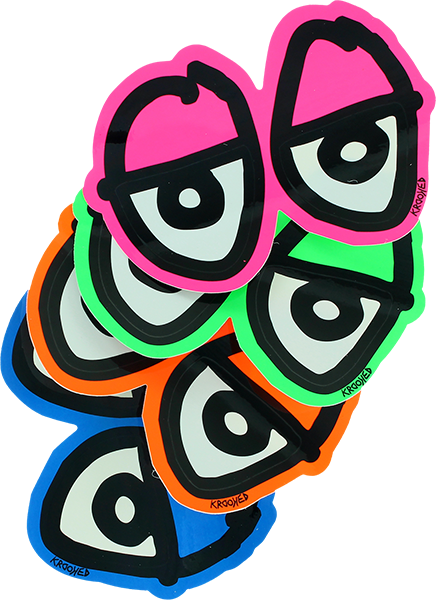 Krooked Eyes Diecut Lg Decal Single