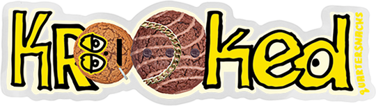 Krooked Quartersnacks 6" Sticker