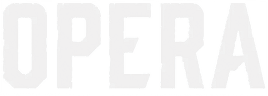 Opera Skateboards Logo Vinyl Die-Cut Sticker White