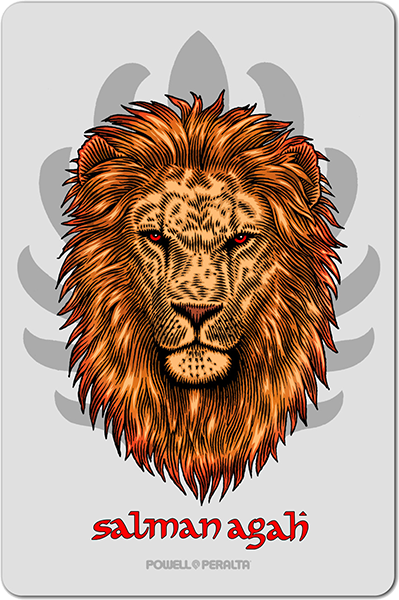 Powell Salman Agah Lion Decal Single