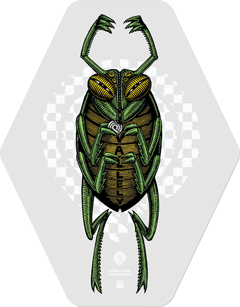 Powell Vallely Bug 4.49X5.6" Decal Single