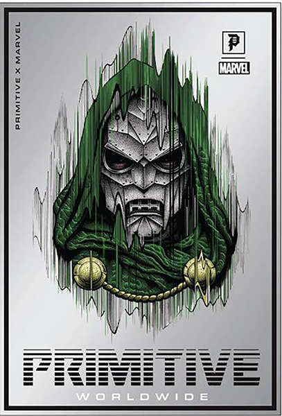 Primitive Doctor Doom Foil Sticker Hologram