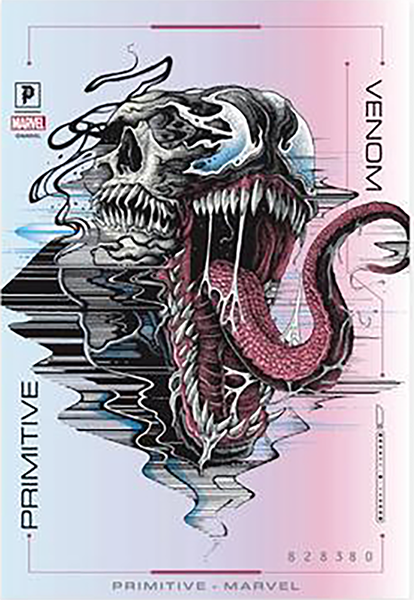 Primitive Venom Foil Sticker Hologram