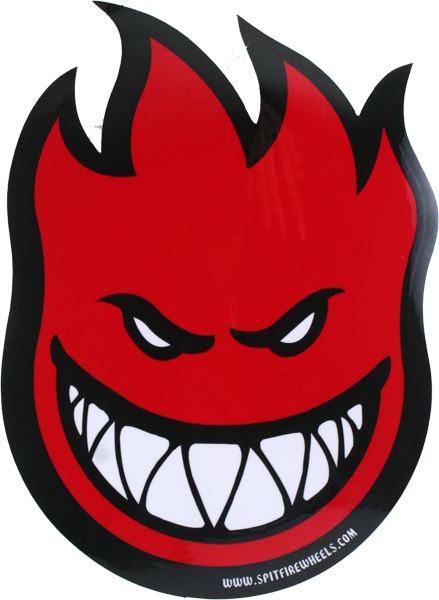 Spitfire Med Fireball Decal