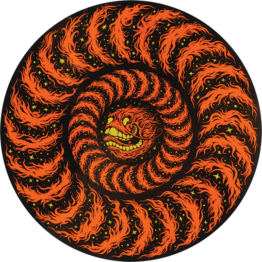 Spitfire Grimple Furry Classic Md Decal Orange