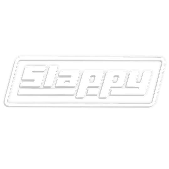 Slappy OG Logo Die-Cut Decal Single White