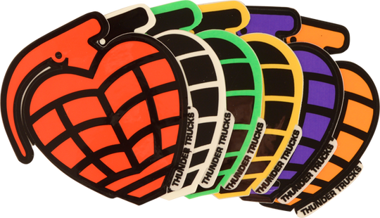 Thunder Grenade Die-Cut Sm Decal Ast.Clear Single