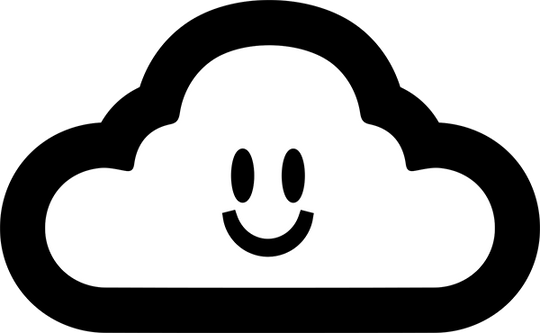 Thank You Cloudy Decal Single
