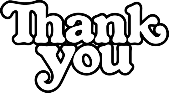 Thank You Logo Decal Single