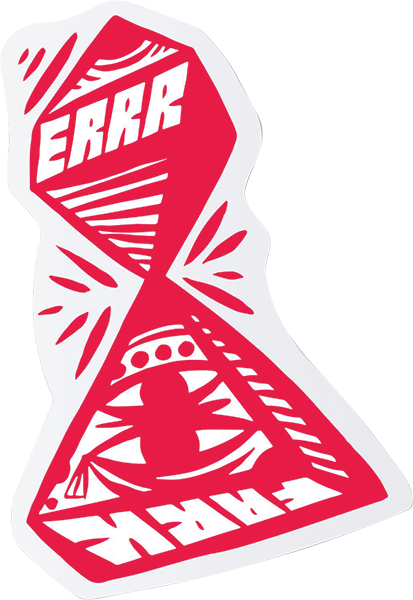 Umaverse Errr Fark Sticker 6.75"