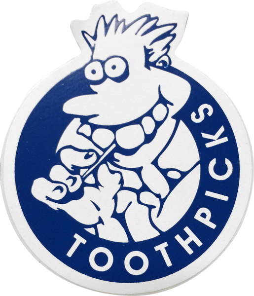 Walker Skateboards Toothpicks Asst. Decal Single