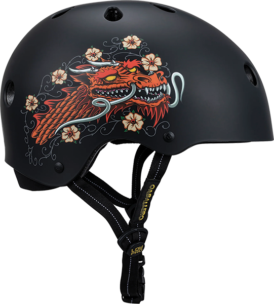 Pro Tec Protec (Cpsc) Low Pro Helmet XS/S-Cab Dragon Black