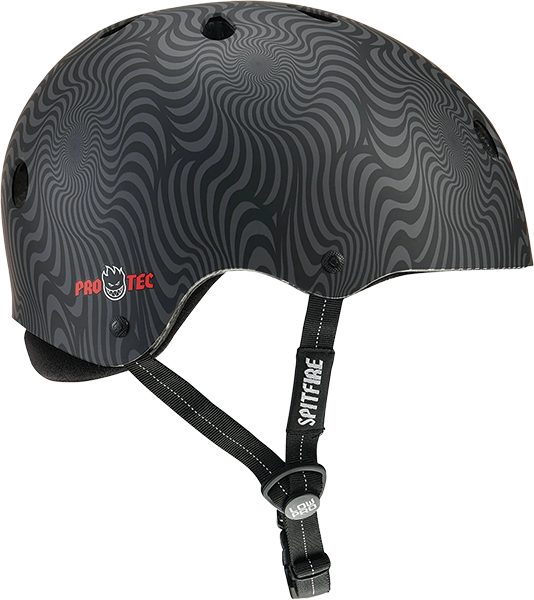 Pro Tec Protec (Cpsc) Low Pro Helmet XS/S-Spitfire Black Swl