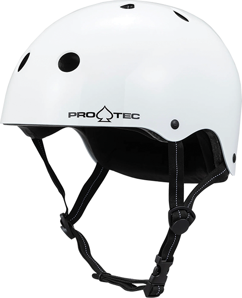 Pro Tec Protec (Cpsc) Low Pro Helmet Gloss White