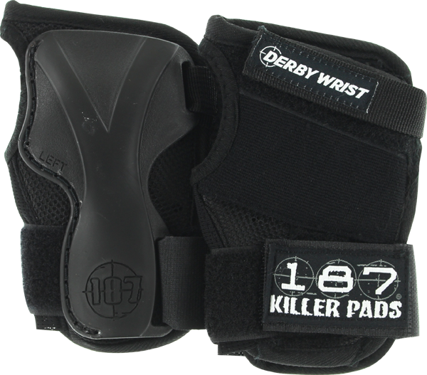 187 Derby Wrist Guard Black