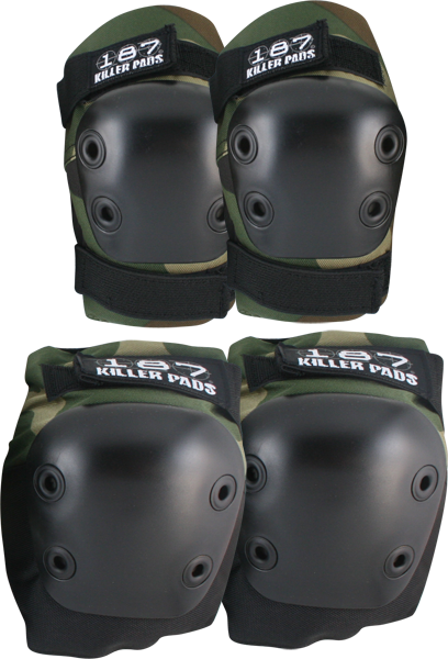187 Combo Pack Knee/Elbow Pad Set Camo