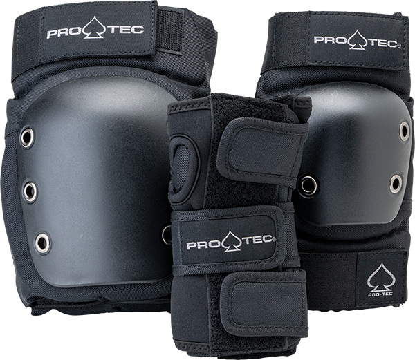 Pro Tec Junior 3 Pack Open Back Ys-Black