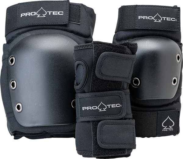Pro Tec Adult 3 Pack Open Back Black