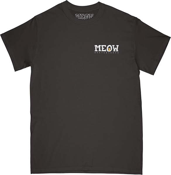 Meow Bar Logo Tee Black